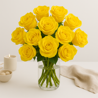 12 Cancun Yellow Roses