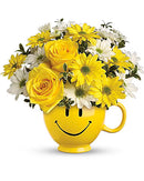 Bouquet Soyez Heureux avec Roses T43-1A