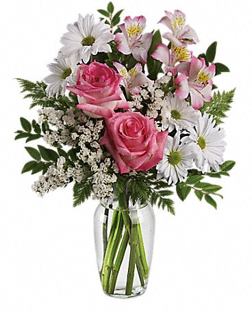 Quel bouquet de friandises avec roses TEV12-2A