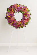 Colourful  Purple Wreath