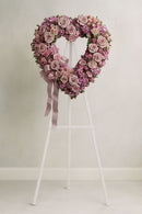 Pink Heart Wreath
