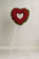 Red Heart Wreath