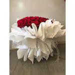 Magnifique bouquet de roses en forme de cœur NS049
